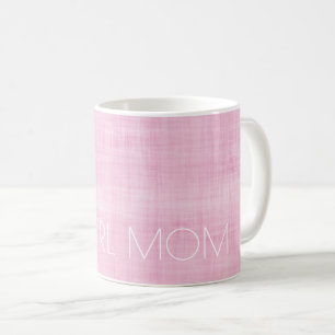 Girl Mum Pastel Pink New Baby Sweet Mothers Day Coffee Mug