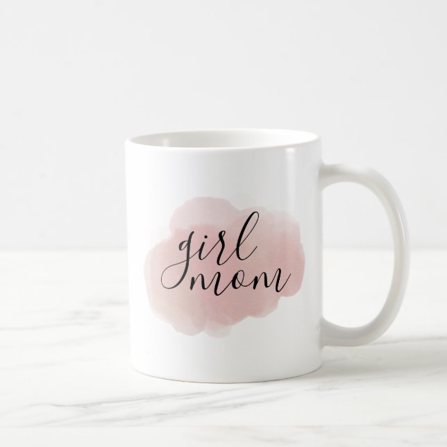 Girl Mum Watercolor Mug (Right)
