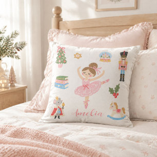 Girl Nutcracker Christmas Home Decor Cosy Cushion