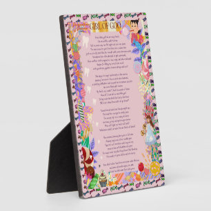 Girl of Goo Candy Missing Teeth Plaque