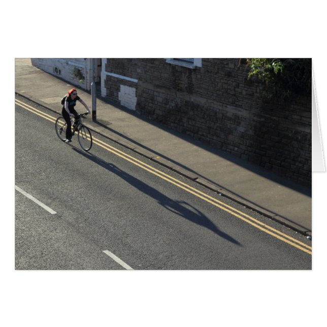 Girl on a Bicycle (Front Horizontal)
