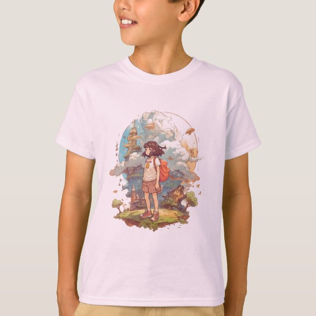 Girl on a journey T-Shirt (Front)
