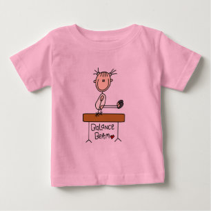 Girl on Balance Beam Tshirts and Gifts