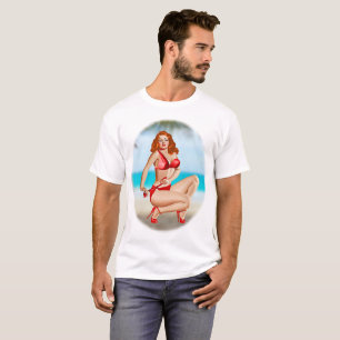 Girl on Beach T-Shirt