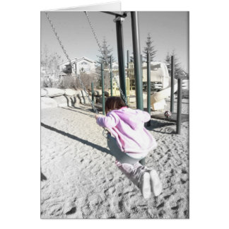 Girl on Swing