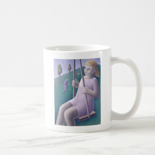 Girl on Swing 1996 Coffee Mug