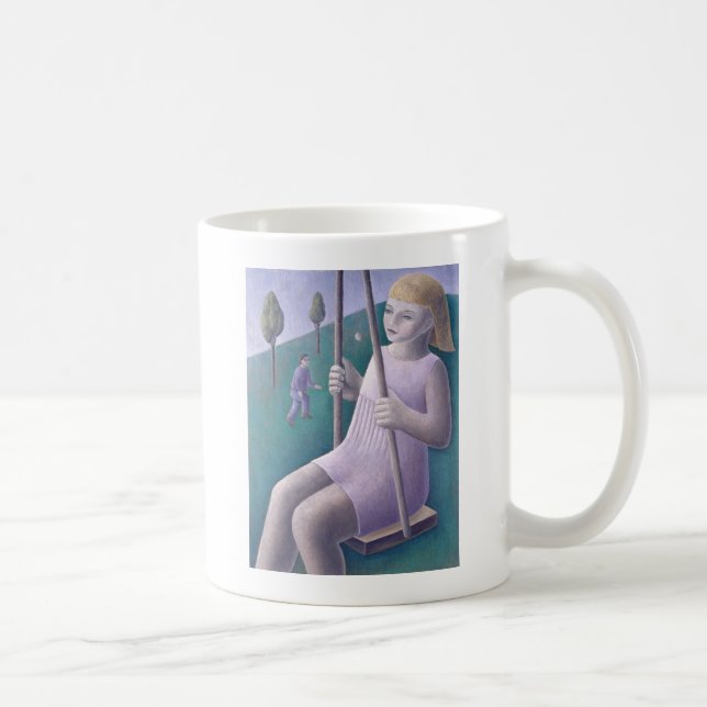Girl on Swing 1996 Coffee Mug (Right)