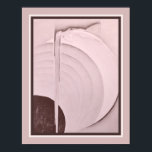 Girl on the Moon- Major Felton Art Deco Poster<br><div class="desc">1930s "Girl on the Moon" Art Deco print by Major Felten 11x14 shown. Available in other sizes,  as well as,  canvas.</div>