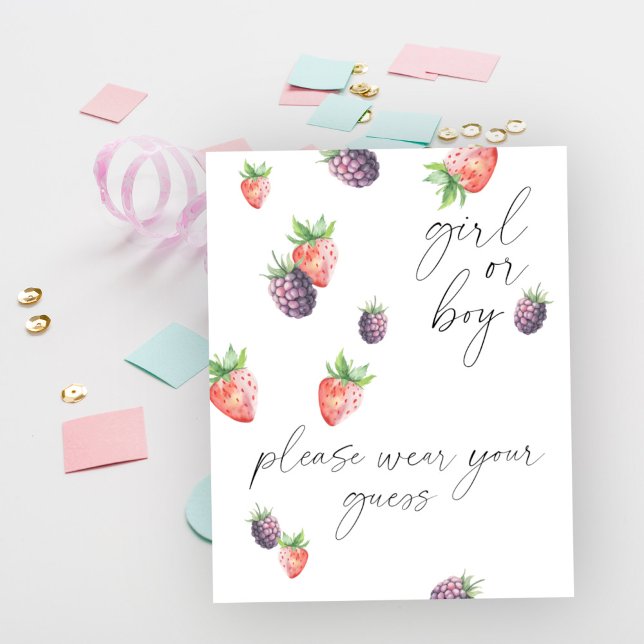 girl or boy please wear your guess poster (Creator Uploaded)