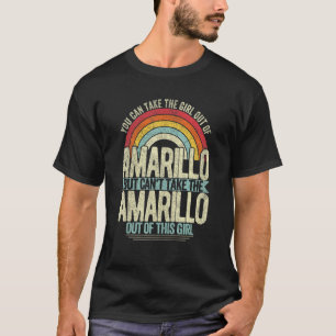 Girl Out Of Amarillo Texas Hometown Home Amarillo_ T-Shirt