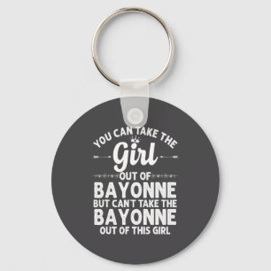 Girl Out Of Bayonne Nj New Jersey Home Roots Usa Key Ring