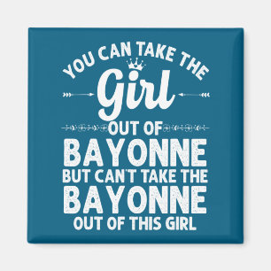 Girl Out Of Bayonne Nj New Jersey Home Roots Usa  Magnet