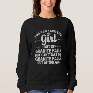 Girl Out Of Granite Falls Wa Washington  Funny Roo Sweatshirt