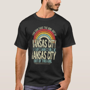 Girl Out Of Kansas City Missouri Hometown Home Kan T-Shirt
