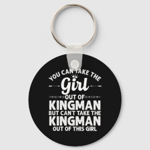 Girl Out Of Kingman Az Arizona Gift Funny Home Key Ring