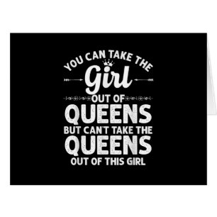 Girl Out Of QUEENS NY NEW YORK Gift Funny Home Roo