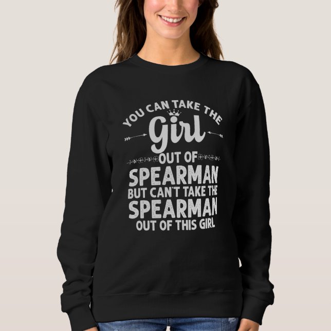 Girl Out Of Spearman Tx Texas  Funny Home Roots Us Sweatshirt (Front)