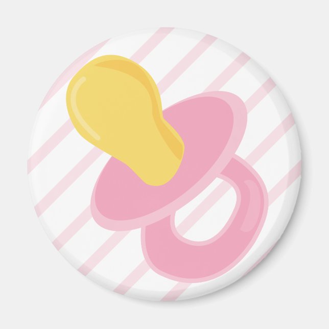 Girl Pacifier Magnet (Front)