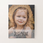 Girl Photo Gift Personalized Jigsaw Puzzle<br><div class="desc">Surprise your little girl with her very own jigsaw puzzle. See her excitement in piecing this puzzle together. Personalize this puzzle with a special photo and her name. Frame it after or play it again over and over. Customize the sign off with your name. From Mommy and Daddy. You can...</div>