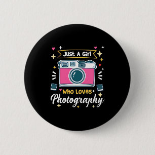 Girl Photography 6 Cm Round Badge