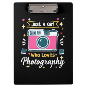 Girl Photography Clipboard