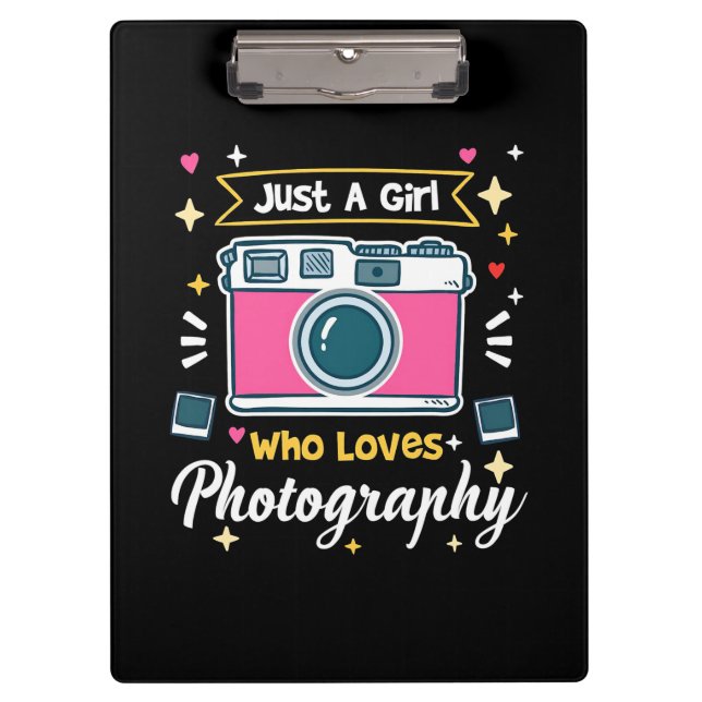 Girl Photography Clipboard (Front)