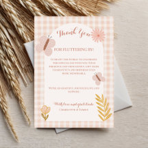 Girl Pink Pastel Wildflowers & Butterfly