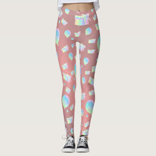 girl,pink,small, boxes, pastel, colours, birthday, leggings