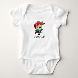 Girl Pirate Baby Bodysuit