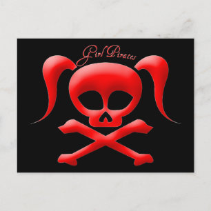 Girl Pirates Post Card