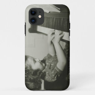 Girl Playing Piano iPhone 11 Case