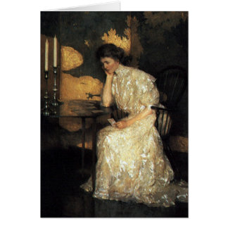 Girl Playing Solitaire