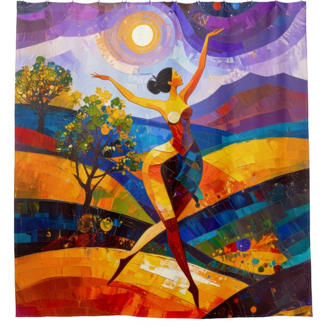 Girl Power 001 Shower Curtain (Front)