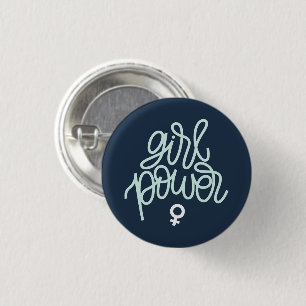 "Girl Power" 3 Cm Round Badge