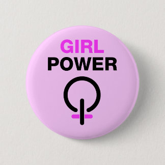 Girl Power 6 Cm Round Badge