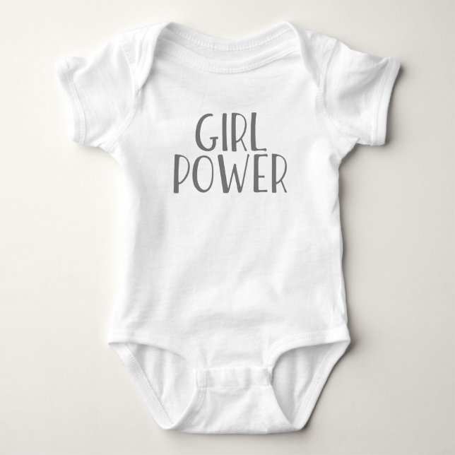 Girl Power Baby Bodysuit (Front)
