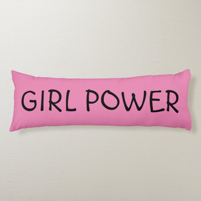 GIRL POWER BODY PILLOW FOR GIRLS (Front)