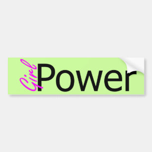 Girl Power bumper sticker