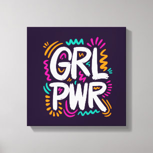 Girl Power Canvas Print