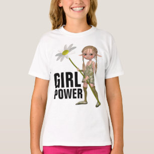 GIRL POWER, CUTE ELF T-Shirts