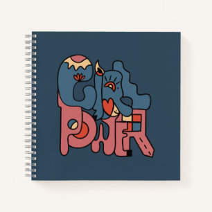 Girl Power Dark Version Notebook