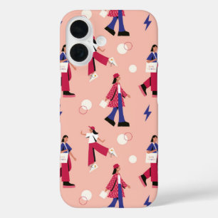 Girl Power Fashion iPhone 16 Case
