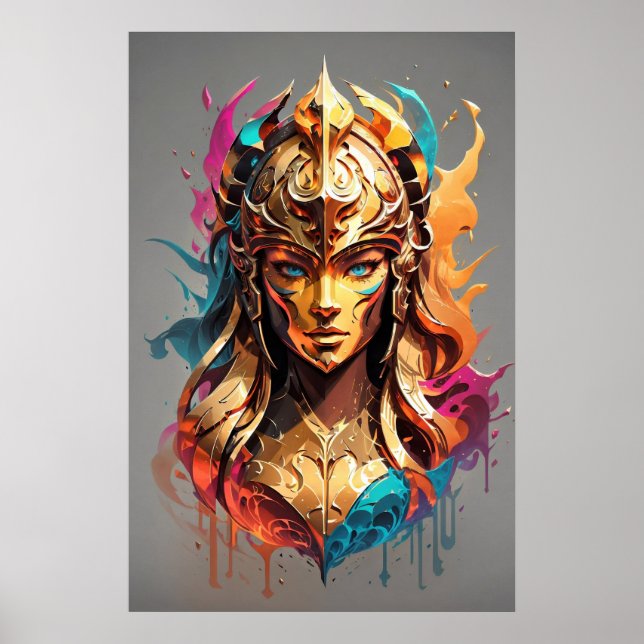 Girl Power: Female Warrior v01 Poster (Front)