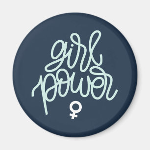 Girl Power" Feminist Magnet