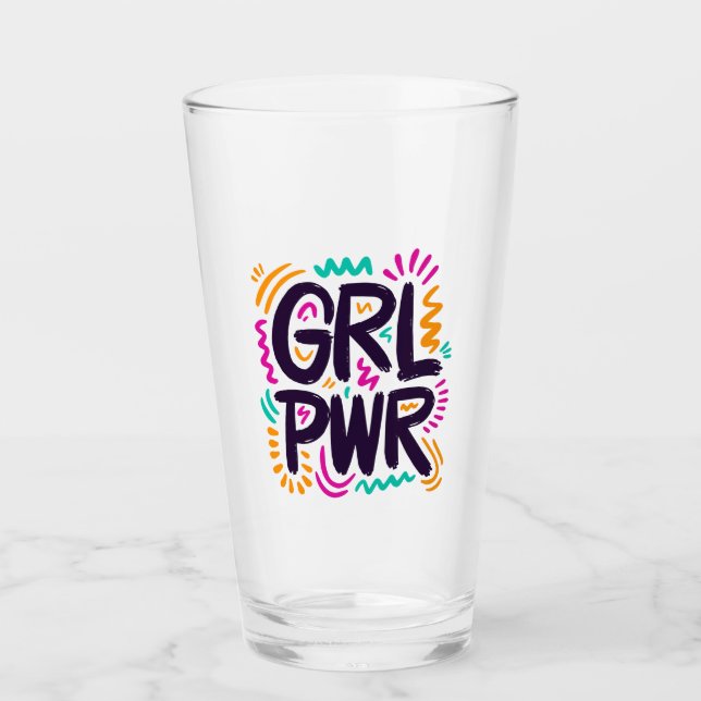 Girl Power Glass (Front)