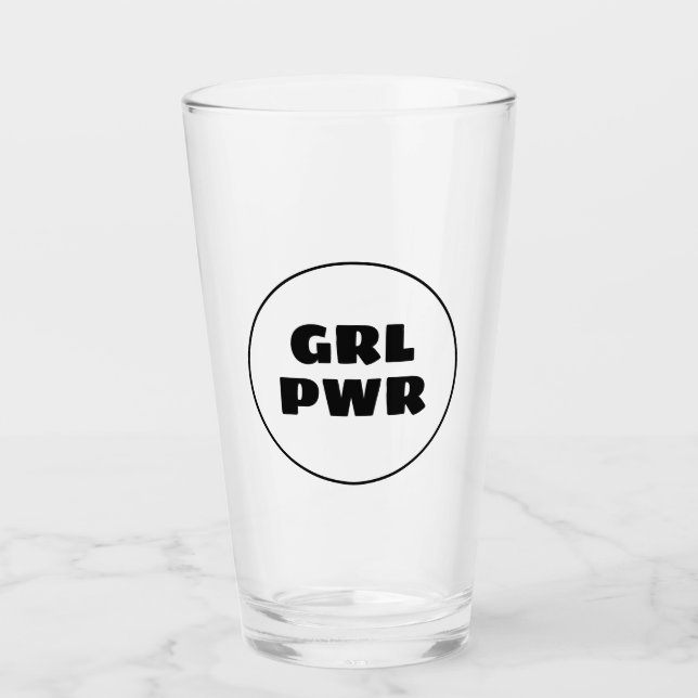 Girl Power Glass (Front)