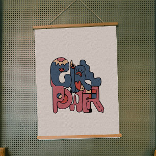 Girl Power Hanging Tapestry