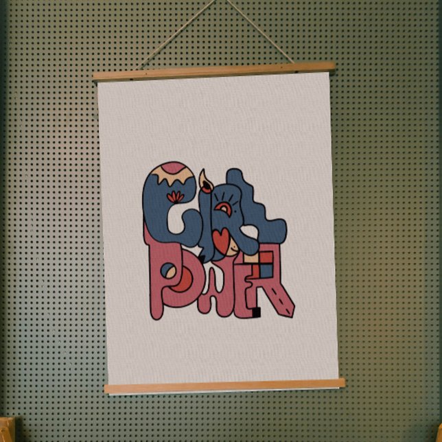 Girl Power Hanging Tapestry (Creator Uploaded)
