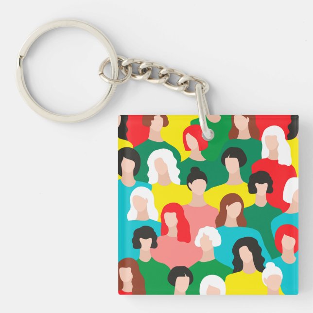 Girl power key ring (Front)