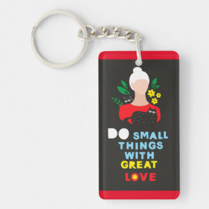 Girl power key ring